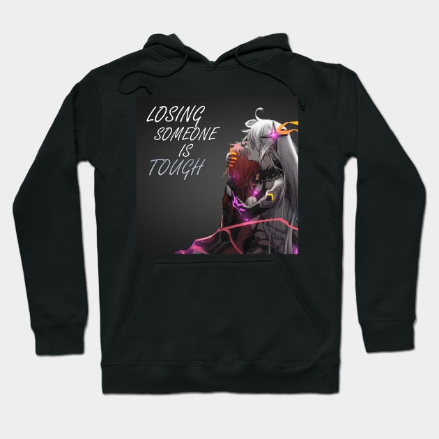 Sad anime design of losing someone kiana honkai impact 3rd Hoodie by GamingAtMax